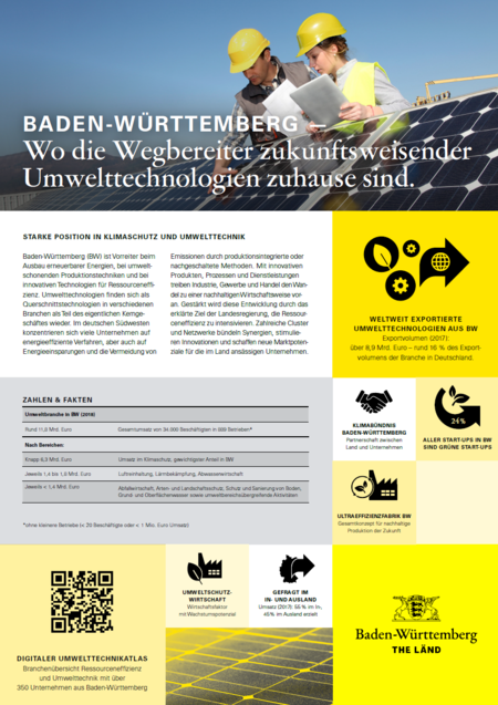 Fact Sheet Umwelttechnik Baden-Württemberg